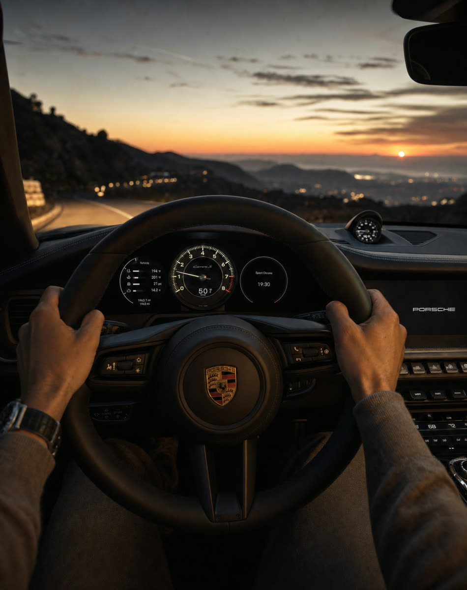 Porsche editorial campaign