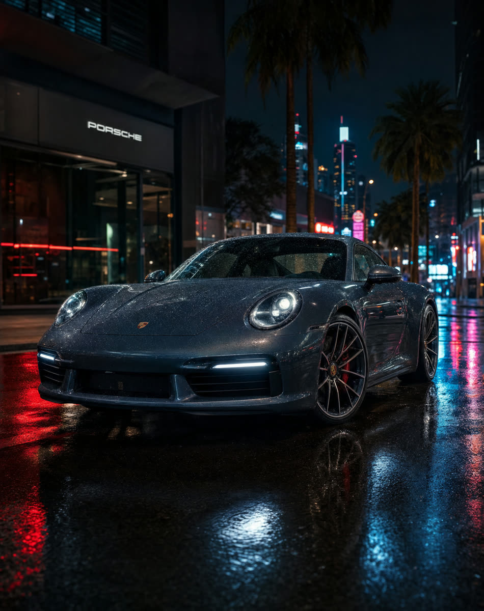 Porsche editorial campaign