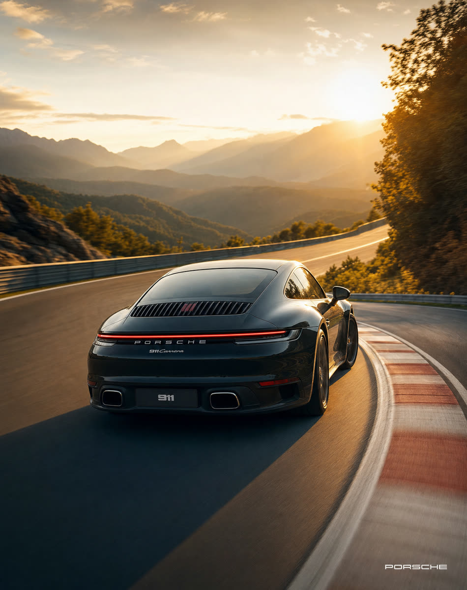 Porsche editorial campaign