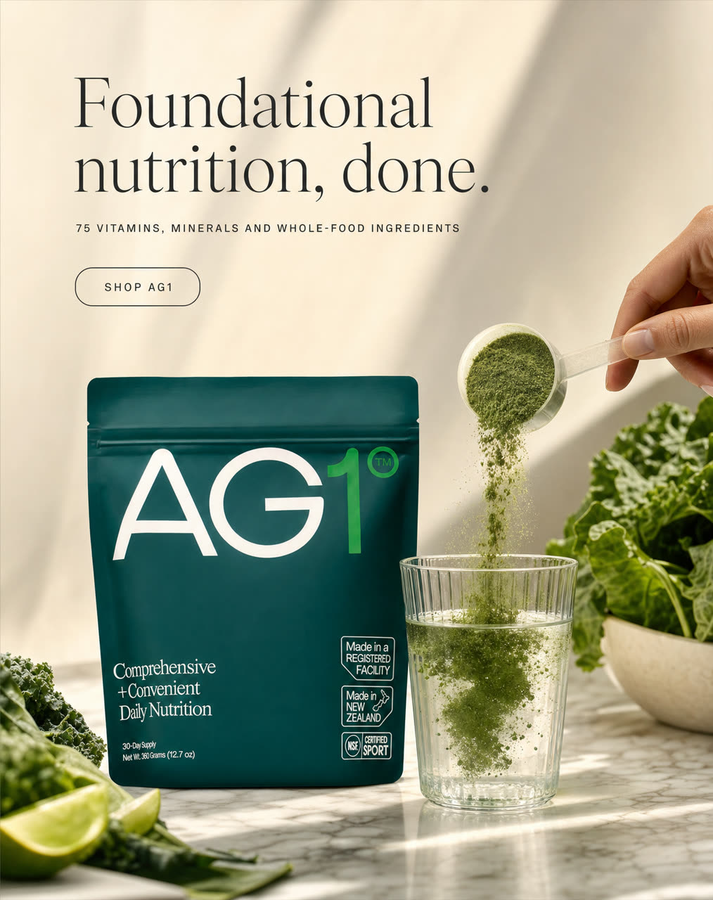 AG1 static ad